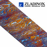 Титановый дамаск ZLADINOX ZlaTi (узор "твист")
