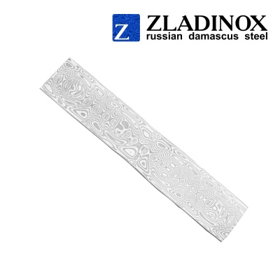 Дамасская сталь ZLADINOX ZDI-Vanadis (узор "средняя роза") - торговая марка Zladinox