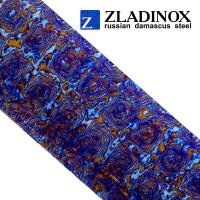 Титановый дамаск ZLADINOX ZlaTi (узор "пирамида New") - торговая марка Zladinox