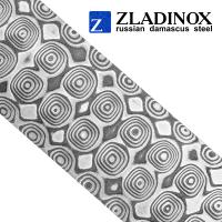Дамасская сталь ZLADINOX ZDI-1014 (узор "пирамида NEW") - торговая марка Zladinox