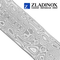 Дамасская сталь ZLADINOX ZDI-1016 (узор "средняя роза") - торговая марка Zladinox