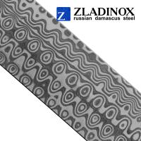 Дамасская сталь ZLADINOX ZD-0805 (узор "капля")