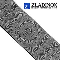 Дамасская сталь ZLADINOX ZD-0805 (узор "большая роза")
