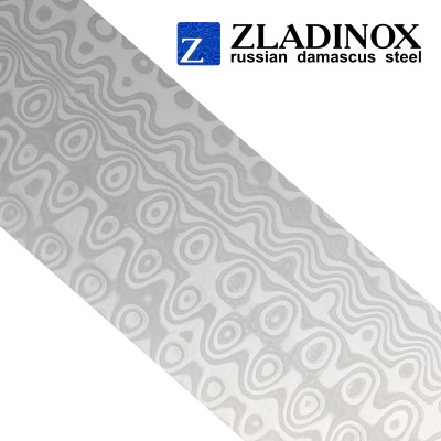 Дамасская сталь ZLADINOX ZDI-Elmax (узор "капля") - торговая марка Zladinox