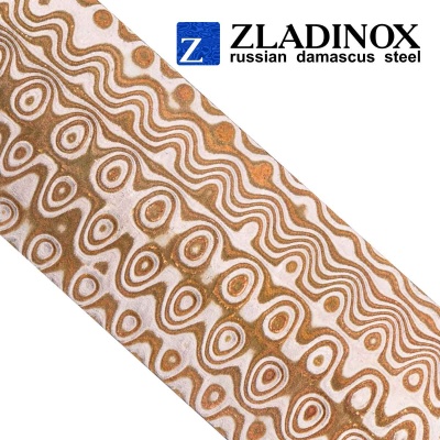 Мокуме гане ZLADINOX (узор "капля") - торговая марка Zladinox