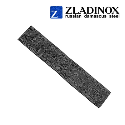 Дамасская сталь ZLADINOX ZD-0805 (узор "средняя роза") - торговая марка Zladinox
