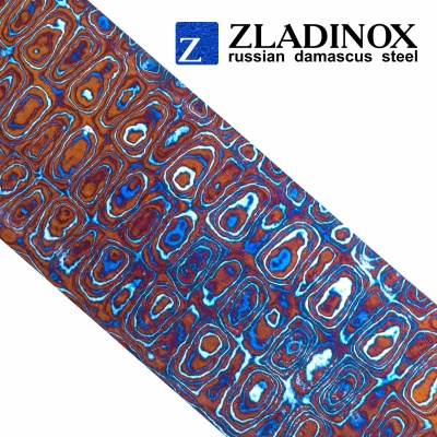 Титановый дамаск ZLADINOX ZlaTi (узор "капля") - торговая марка Zladinox