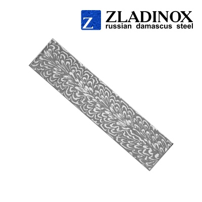 Дамасская сталь ZLADINOX ZDI-1416 (узор "перо") - торговая марка Zladinox