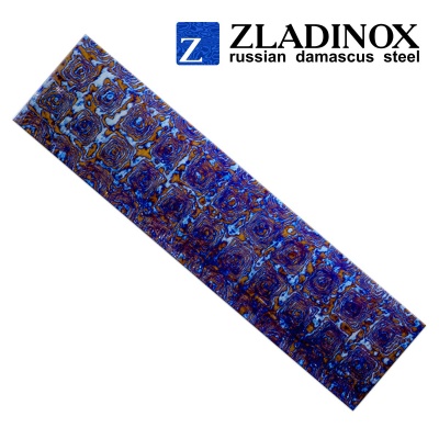 Титановый дамаск ZLADINOX ZlaTi (узор "пирамида New") - торговая марка Zladinox