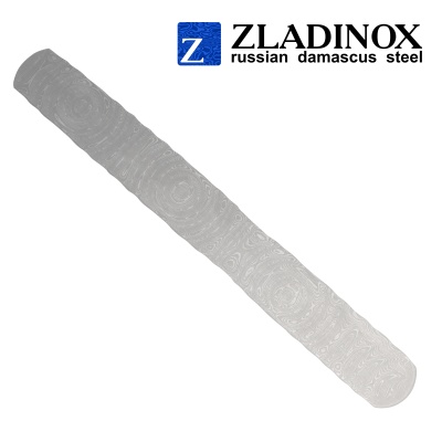 Дамасская сталь ZLADINOX ZDI-EVa (узор "большая роза") - торговая марка Zladinox