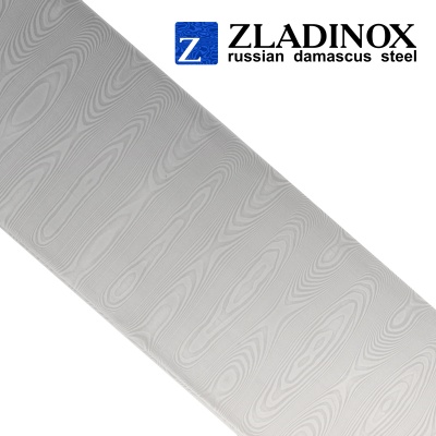 Дамасская сталь ZLADINOX ZDI-EVa (узор "ступени") - торговая марка Zladinox
