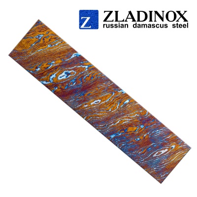 Титановый дамаск ZLADINOX ZlaTi (узор "твист") - торговая марка Zladinox