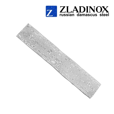 Дамасская сталь ZLADINOX ZDI-1014 (узор "средняя роза") - торговая марка Zladinox