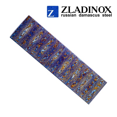 Титановый дамаск ZLADINOX ZlaTi (узор "ступени") - торговая марка Zladinox
