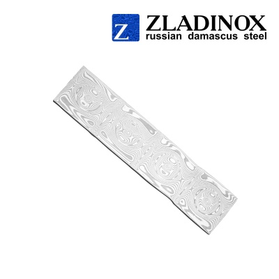Дамасская сталь ZLADINOX ZDI-Vanadis (узор "малая роза") - торговая марка Zladinox